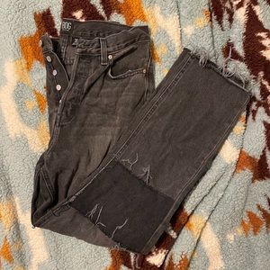 Urban Outfitters Patchwork straight leg jean